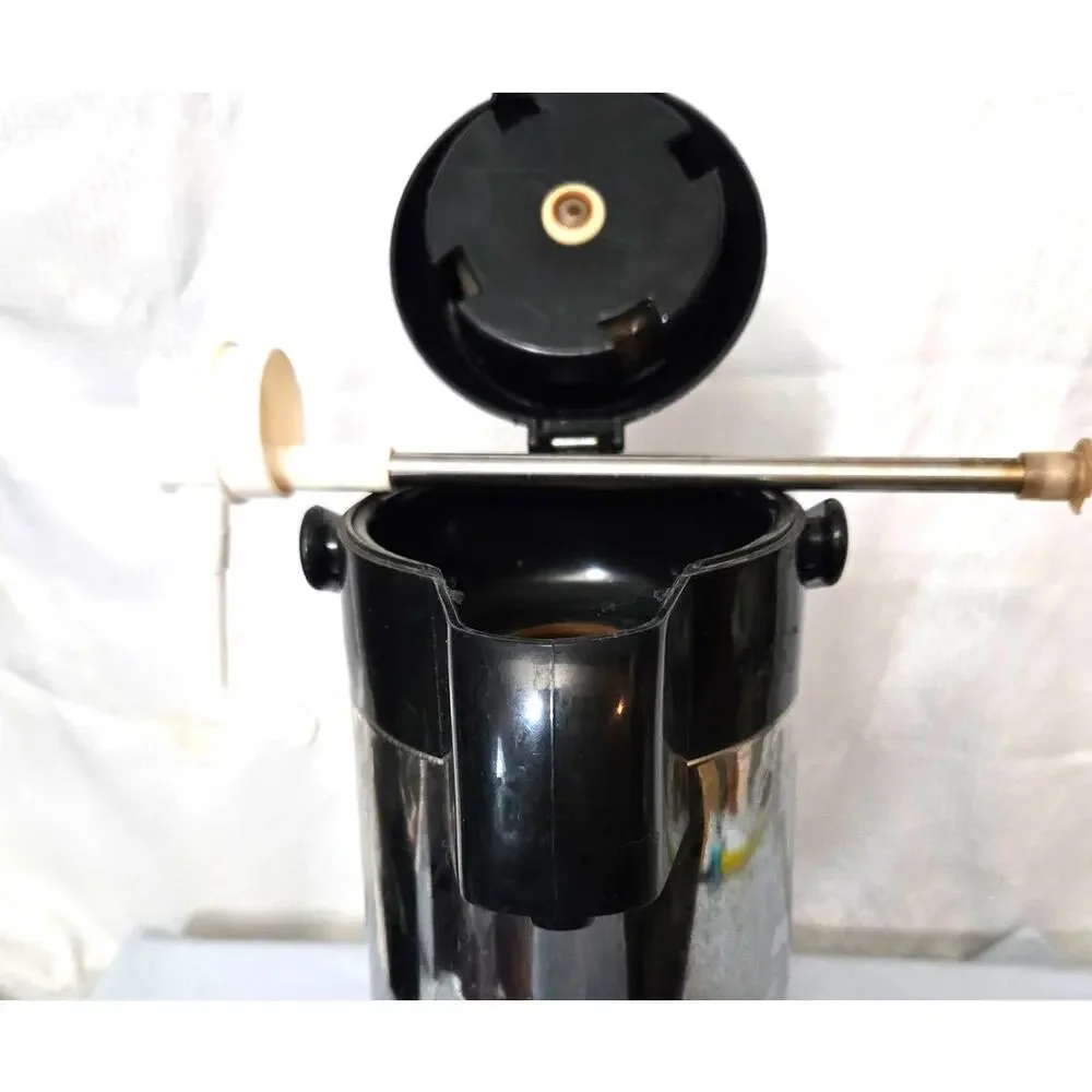 Air Pot Beverage Server Insulated Stainless Pump 75 OZ Hot Cold
